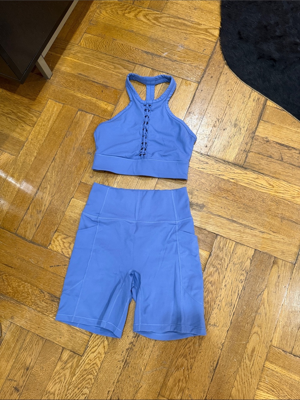 Bandier Blue Workout Set